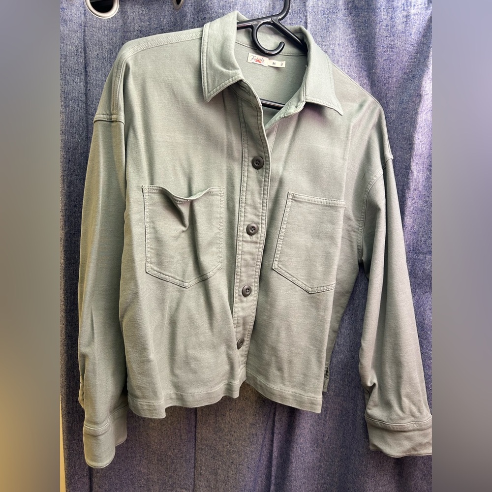 Women’s shirt jacket. Worn twice.